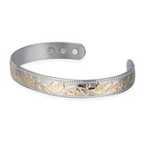 Nantii Magnetic Bracelet for Arthritis Relief 9mm Open Cuff Bangle