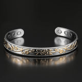 Nantii Magnetic Bracelet for Arthritis Relief 9mm Open Cuff Bangle