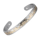 Nantii Magnetic Bracelet for Arthritis Relief 9mm Open Cuff Bangle