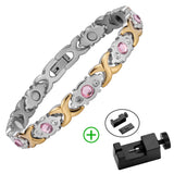 Nantii Magnetic Bracelet for Women, Pain Relief Steel Arthritis Bracelet