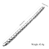 Nantii Mens Magnetic Arthritis Bracelet Therapy Row Magnets Adjustable Jewelry