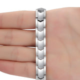 Nantii Mens Magnetic Arthritis Bracelet Therapy Row Magnets Adjustable Jewelry