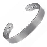 Nantii Unisex Magnetic Charm Bracelet Bio Healing Silver Plated Jewelry
