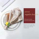 Lemon Wedding Napkin Rings, Table Decor for Parties & Gatherings