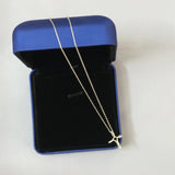 925 Silver Necklace Cross Zircon Pendant Religious Belief Jewelry Gift