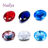 Nasia Rainbow Spinel Zircon 13*18 MM Oval Loose Gemstone 10pcs