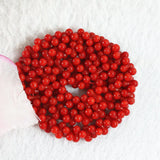 Red Coral 4*9mm Bone Shape Loose Beads for Jewelry Making 15inch