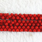 Red Coral 4*9mm Bone Shape Loose Beads for Jewelry Making 15inch