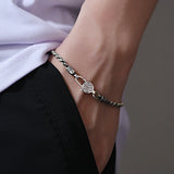 National Hemp Rope Woven Bracelet Retro Jewelry for Men and Women