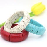 National Style Turquoises Stone Bracelet for Women