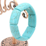 National Style Turquoises Stone Bracelet for Women
