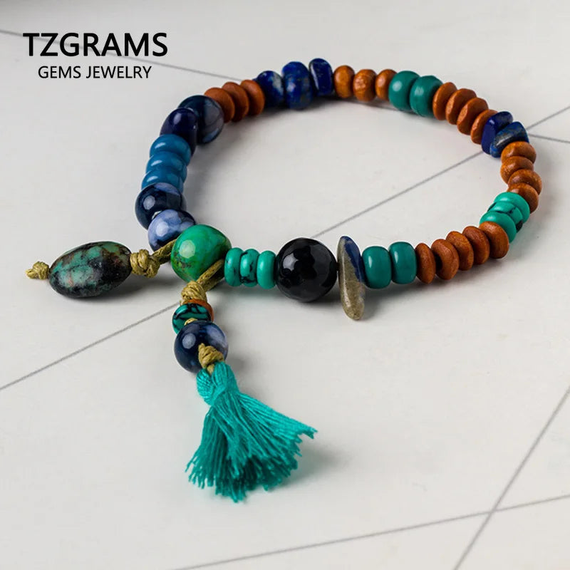 Bohemian Tassled Beaded Bracelet for Women