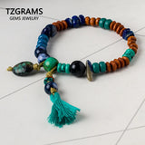 Bohemian Tassled Beaded Bracelet for Women
