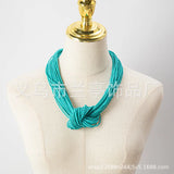 Bohemia Style Necklace Hand Beaded weave Retro multi-storey Rice Bead Necklace