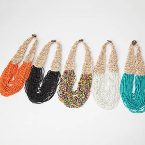 Bohemia Retro 30-layer Beaded Weave Necklace