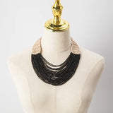 Bohemia Retro 30-layer Beaded Weave Necklace