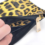 Leopard Print Pendant Bag Bracelet Snake PU Leather Tassel Card Package