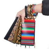 National Style Snake Leopard Print Tassel Bag Bracelet