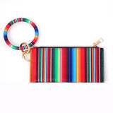 National Style Snake Leopard Print Tassel Bag Bracelet