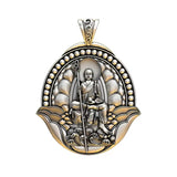 National Tide Retro Tibetan King Bodhisattva Pendant Male Necklace