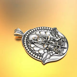 National Tide Retro Tibetan King Bodhisattva Pendant Male Necklace