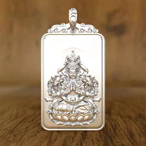 Buddha Zodiac Horse Pendant Necklace