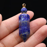 Agates Stone Perfume Bottle Essential Oil Diffuser Pendant