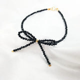 Spinel Bead Bracelet 925 Sterling Silver 7''-8''