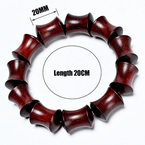 Zambian Blood Red Sandalwood Buddha Bracelet
