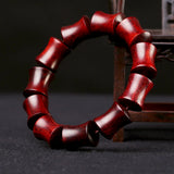 Zambian Blood Red Sandalwood Buddha Bracelet