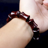 Zambian Blood Red Sandalwood Buddha Bracelet