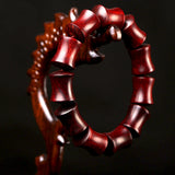Zambian Blood Red Sandalwood Buddha Bracelet