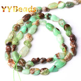Natural Green Australia Chrysoprase Stone Beads 15''
