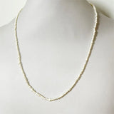 Natural Pearl Necklace Potato Shape Keshi Beads 2-3MM 3-4MM Customize