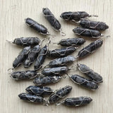 Natura ShimmerStone Silver Iron Wire Pendants 24pcs