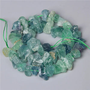 10-13mm Green Fluorite Quartz Beads Loose Natural Crystal Stone for DIY