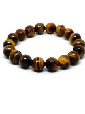 10mm Tiger's Eye Stone Beads Bracelet Temperament Jewelry