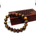 10mm Tiger's Eye Stone Beads Bracelet Temperament Jewelry