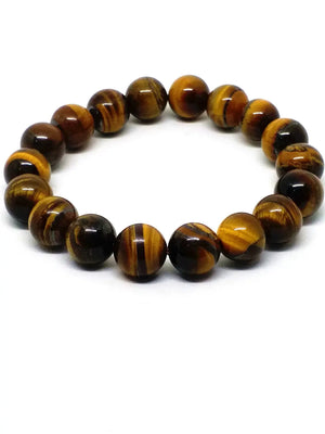 10mm Tiger's Eye Stone Beads Bracelet Temperament Jewelry