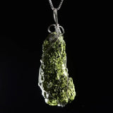 100% AAAA Czech Meteorite Green Pendant for Meditation Healing