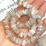 100% Sunstone Irregular Chips Loose Spacer Bead Jewelry Making DIY Bracelet
