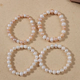 Irregular Pearl Bracelet for Women Baroque Pearl Bangle Jewelry Gift