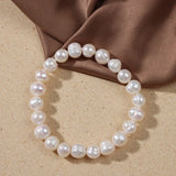 Irregular Pearl Bracelet for Women Baroque Pearl Bangle Jewelry Gift