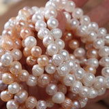 Irregular Pearl Bracelet for Women Baroque Pearl Bangle Jewelry Gift