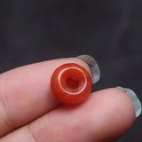 Southern Red Agate Carved Septum Bead DIY Accessories for Women Men