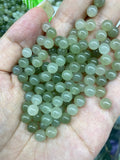 100% Real Green Hetian Jade Round Beads Necklace Pendant Bracelet