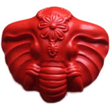 Natural Cinnabar Jade Elephant Bead Bracelet Necklace DIY