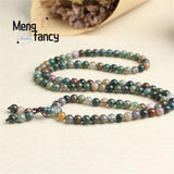 108-Piece Agate Bracelet Charms Fine Jewelry for Women and Men