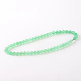 10MM Jadeite Round Bead Green Necklace Chunky