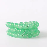 10MM Jadeite Round Bead Green Necklace Chunky